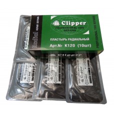 CLIPPER НАБОР ЗАПЛАТ K120 кордовые для боковых порезов 76*125мм (2 слоя корда) (10шт.)