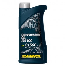 Компрессорное масло, объем 1 л, Mannol Compressor Oil ISO 100