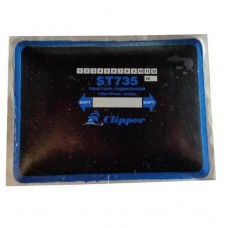 CLIPPER ЗАПЛАТА ST735 радиальная с синим адгезивным слоем (сталь), 133*185мм