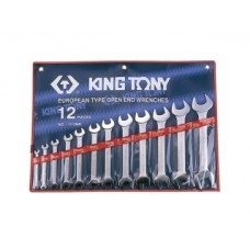 Набор рожковых ключей, 12 предметов king tony 1112mr